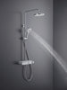 Duravit duschsystem med termostat och glashylla