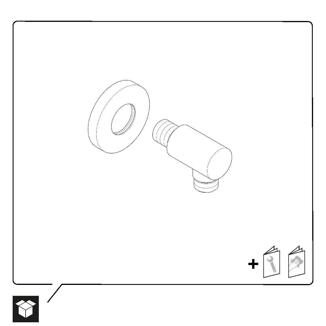 Duravit Universal vägganslutningsböj