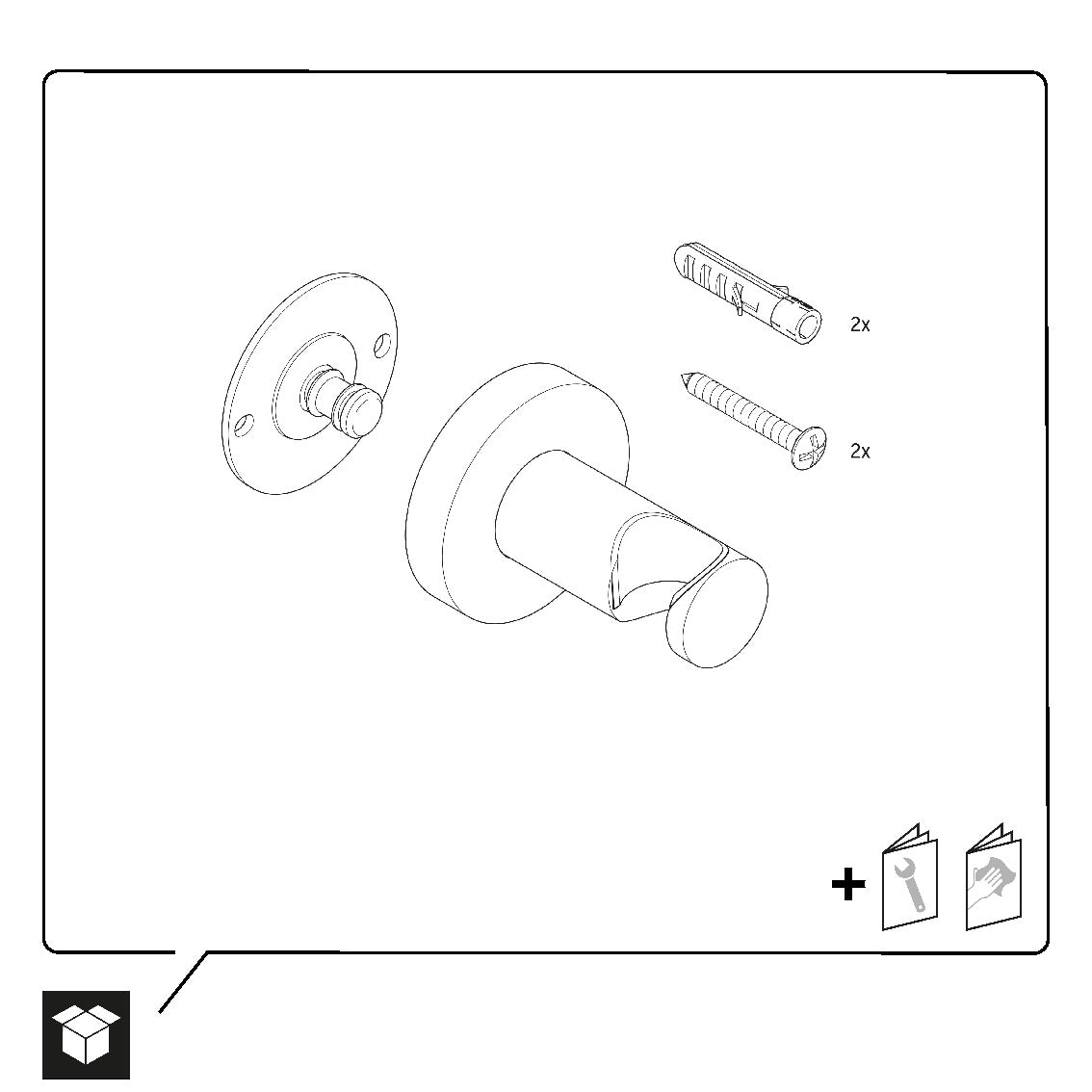 Duravit Universal duschhållare