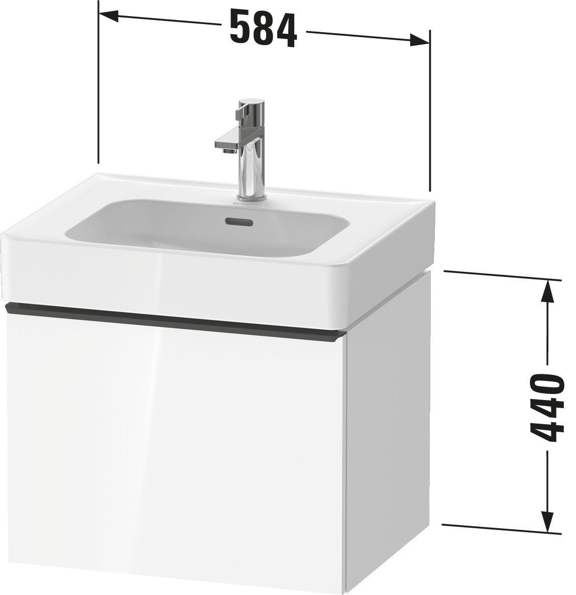 Duravit Soleil badrumsmöbelset - 60 cm 