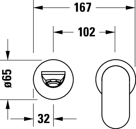 Duravit Wave Einhebel-Waschtischmischer Unterputz