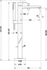 Duravit Manhattan ettgrepps badkarsblandare