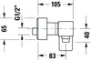 Duravit Manhattan enkelgrepps duschblandare