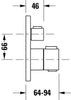Duravit infälld termostat