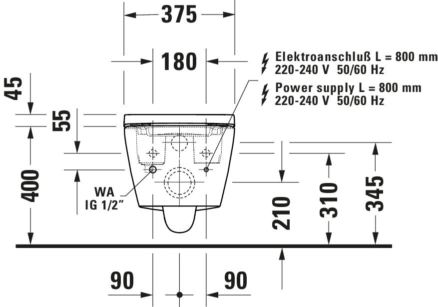 Duravit Soleil Duschtoalett