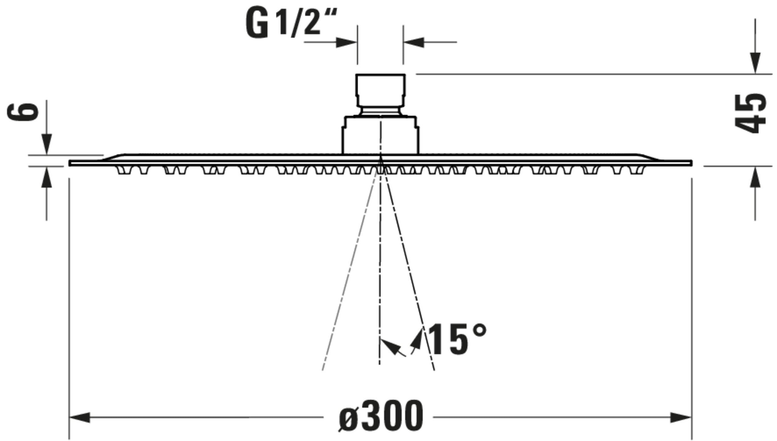 Duravit Universal takdusch