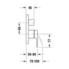 Duravit B.3 badkarsblandare