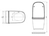 Dusch-WC komplettset PRO+1104 med Geberit Duofix förväggselement