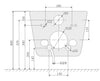 Dusch-WC komplettset 540 PRO med Geberit Duofix förväggselement