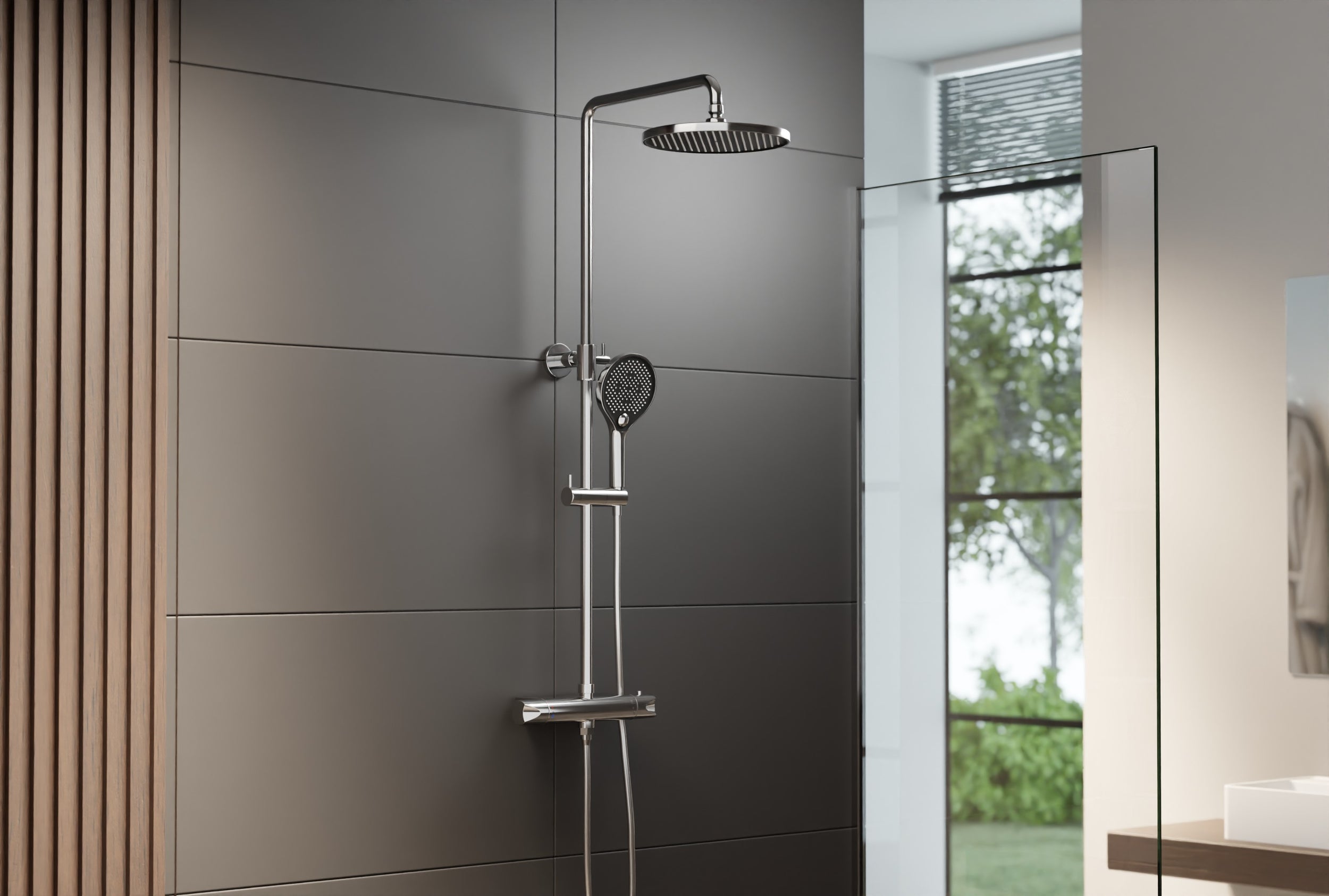 Design duschpelare termostat 8221 BASIC