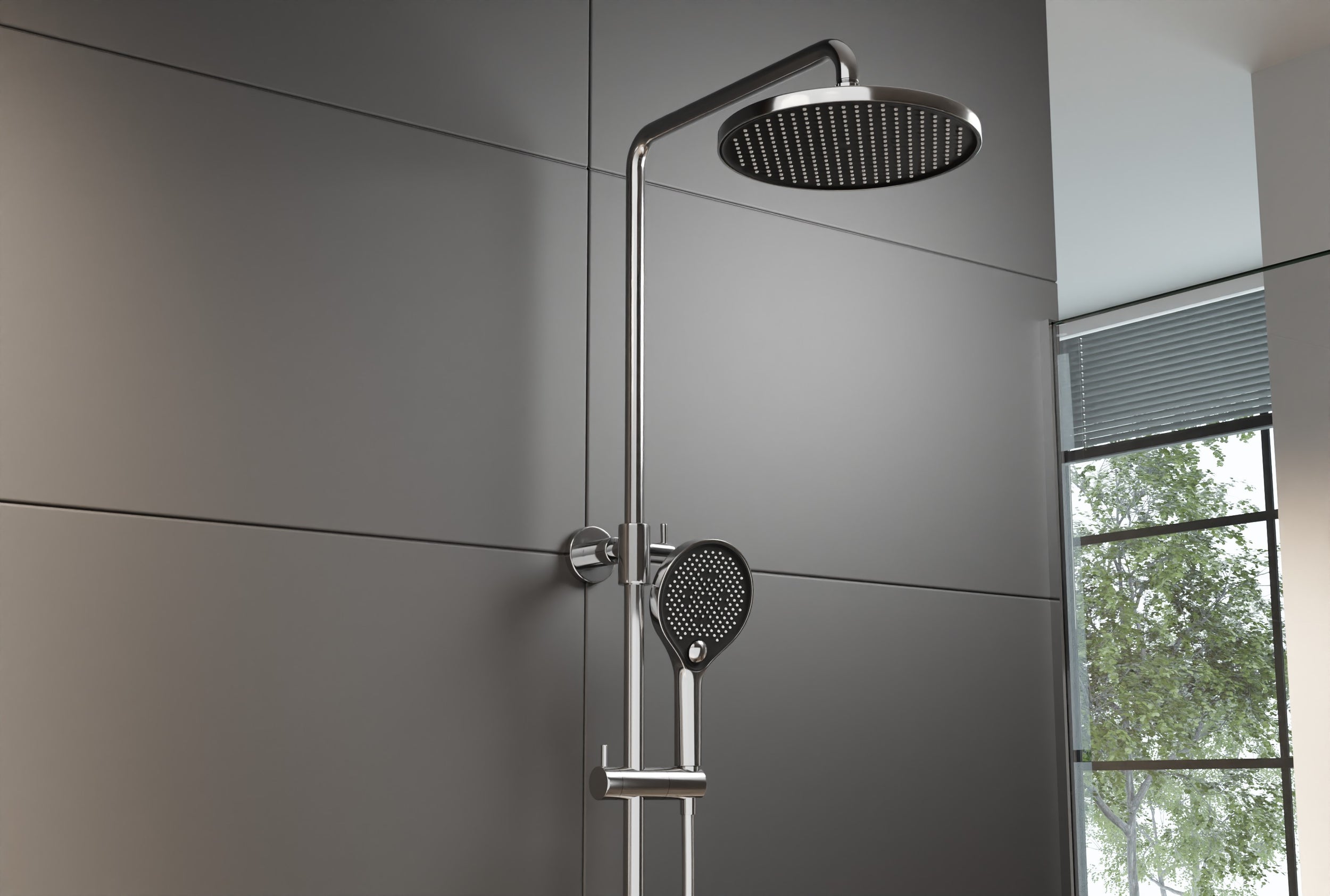 Design duschpelare termostat 8221 BASIC