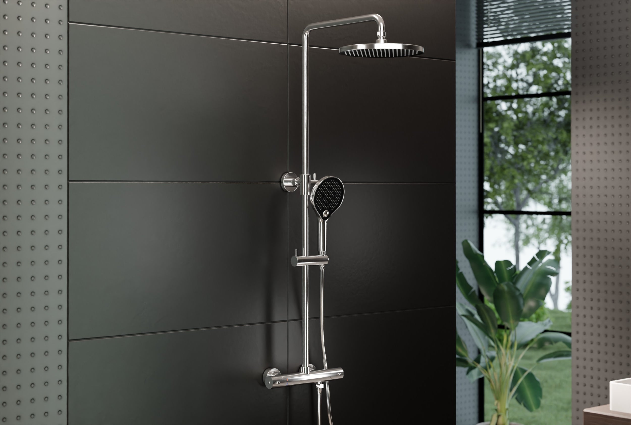 Design duschpelare termostat 4011 BASIC