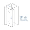 Duschvägg Walk-In-dusch Nano NT109