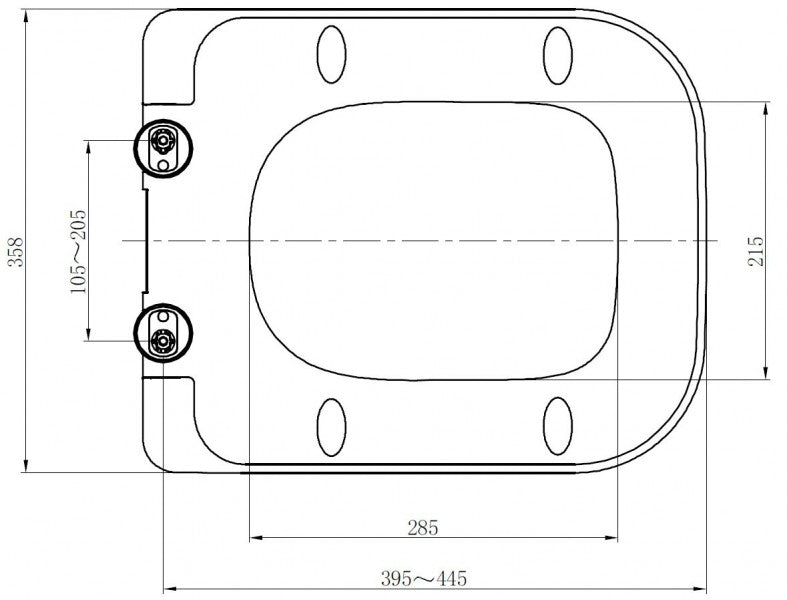 WC-lock Duroplast WC-sits