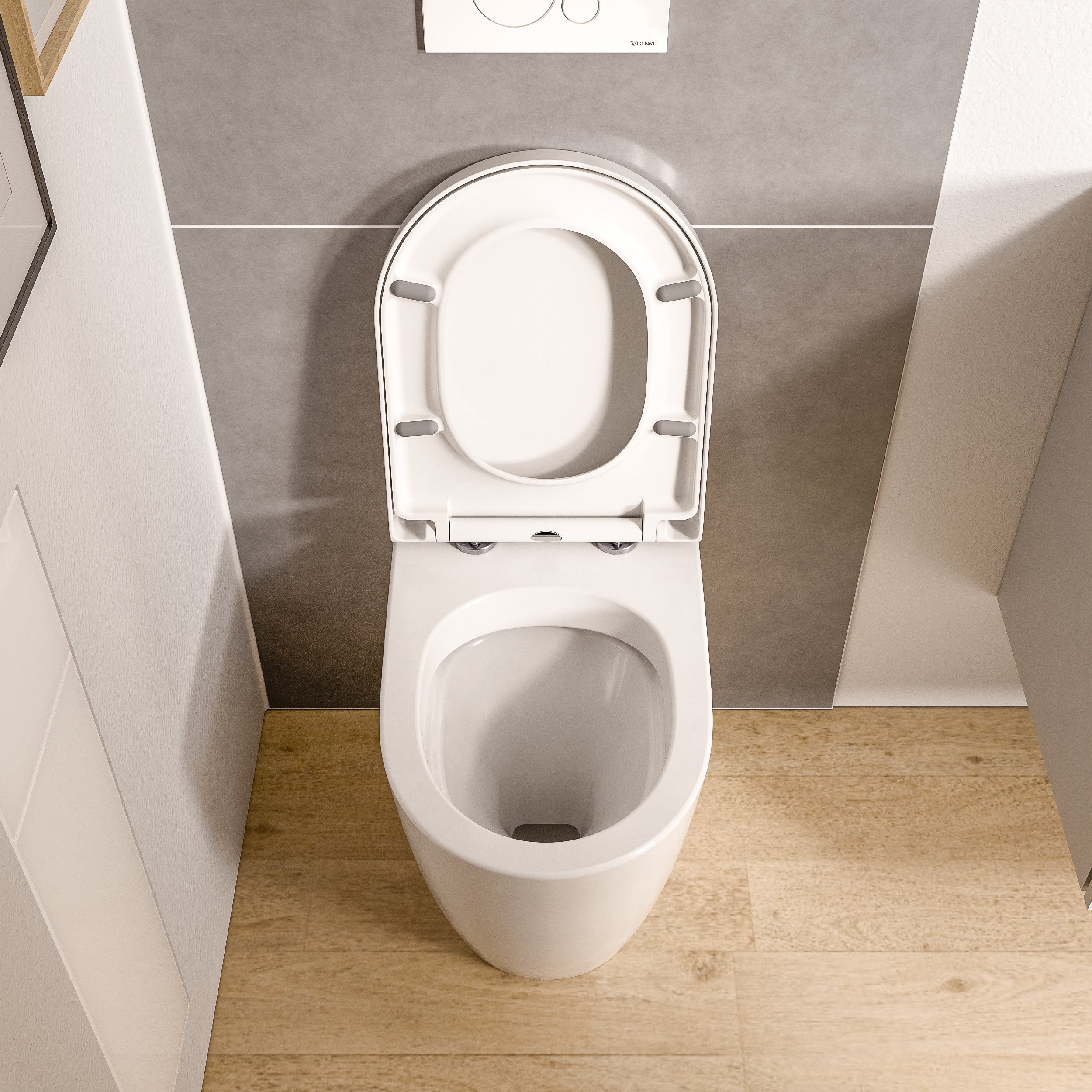 Fristående WC VIREO Vit