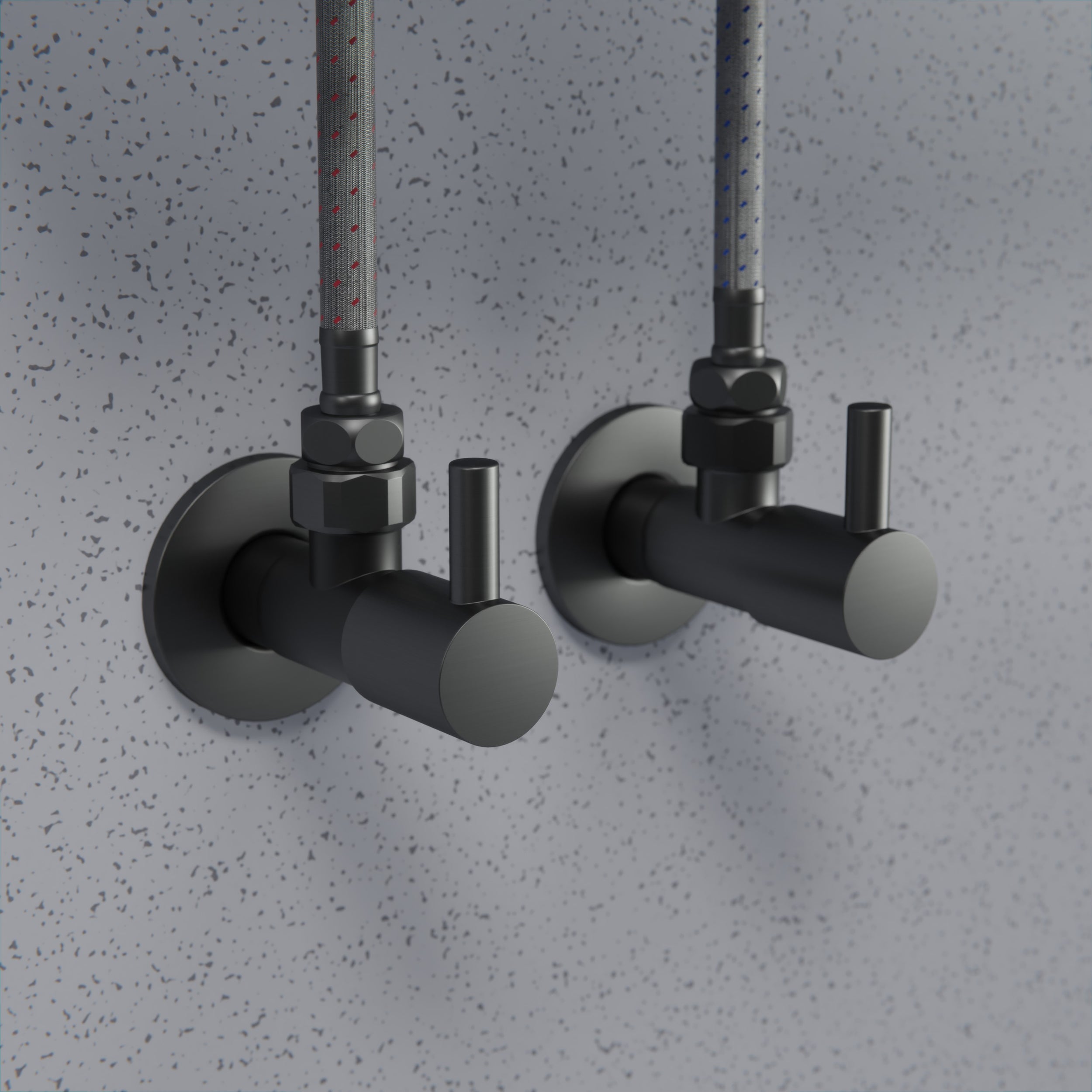 Design-vinkelventil 2-pack