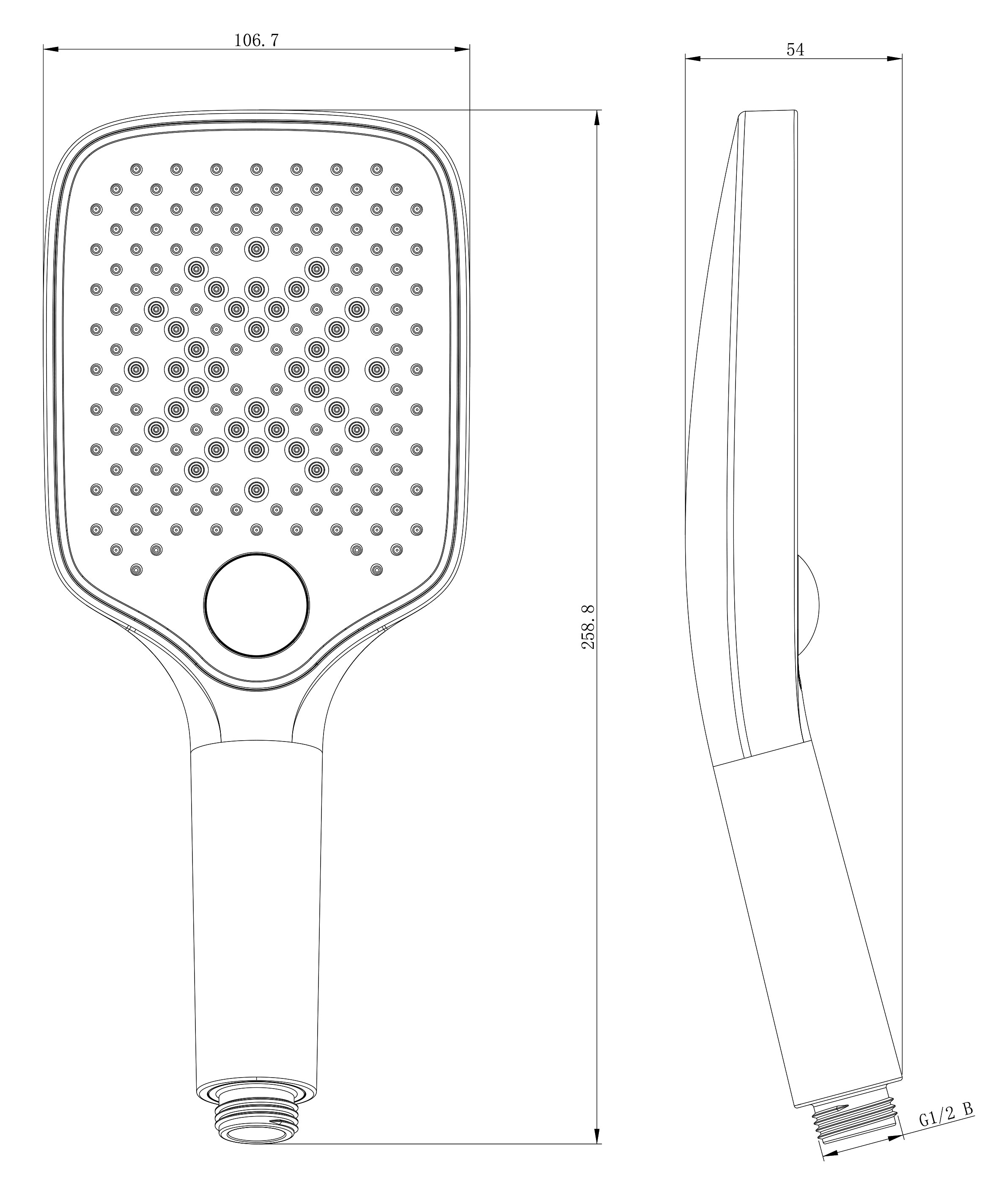 Duschpelare Termostat 3011 PRO