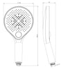 Design duschpelare termostat 4011 BASIC