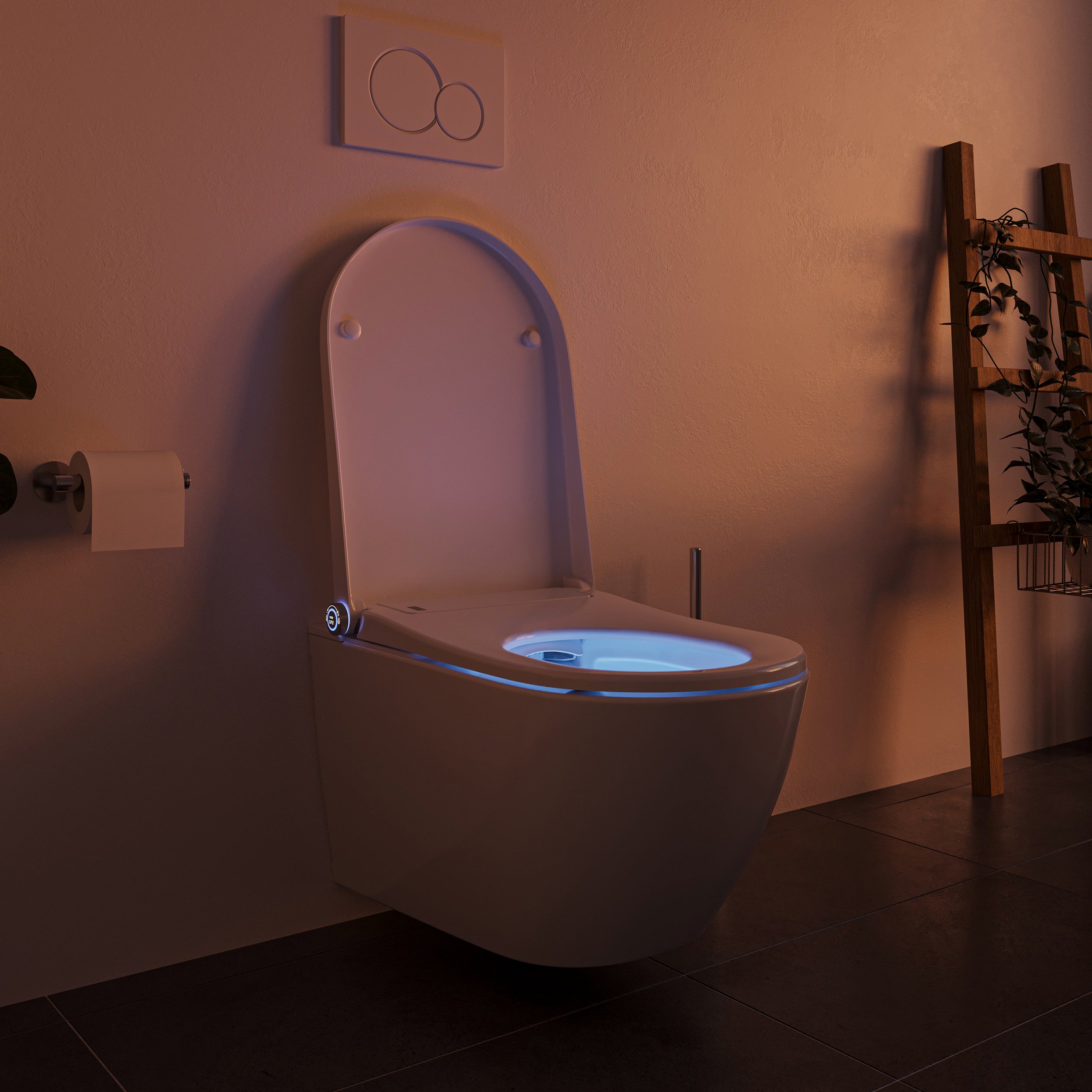 Dusch-WC komplettset Basic 1102 med Geberit Duofix förväggselement
