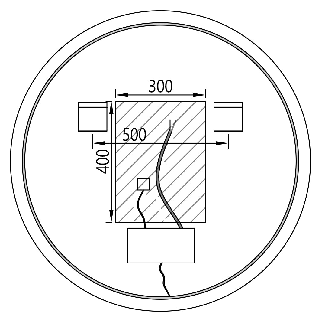 LED-spegel 2712 - 2.0