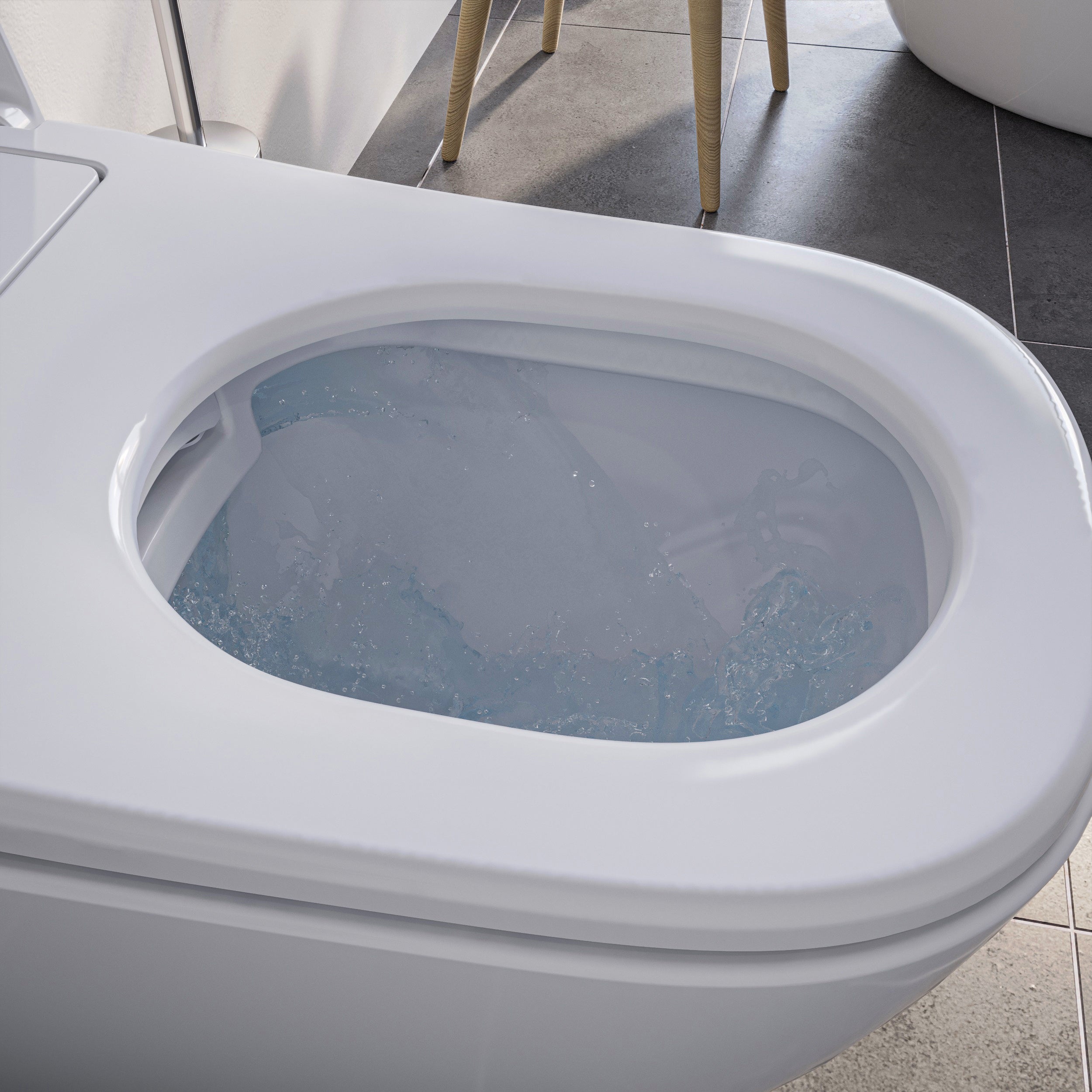 Dusch-WC komplettset PRO+1104 med Geberit Duofix installationsväggselement