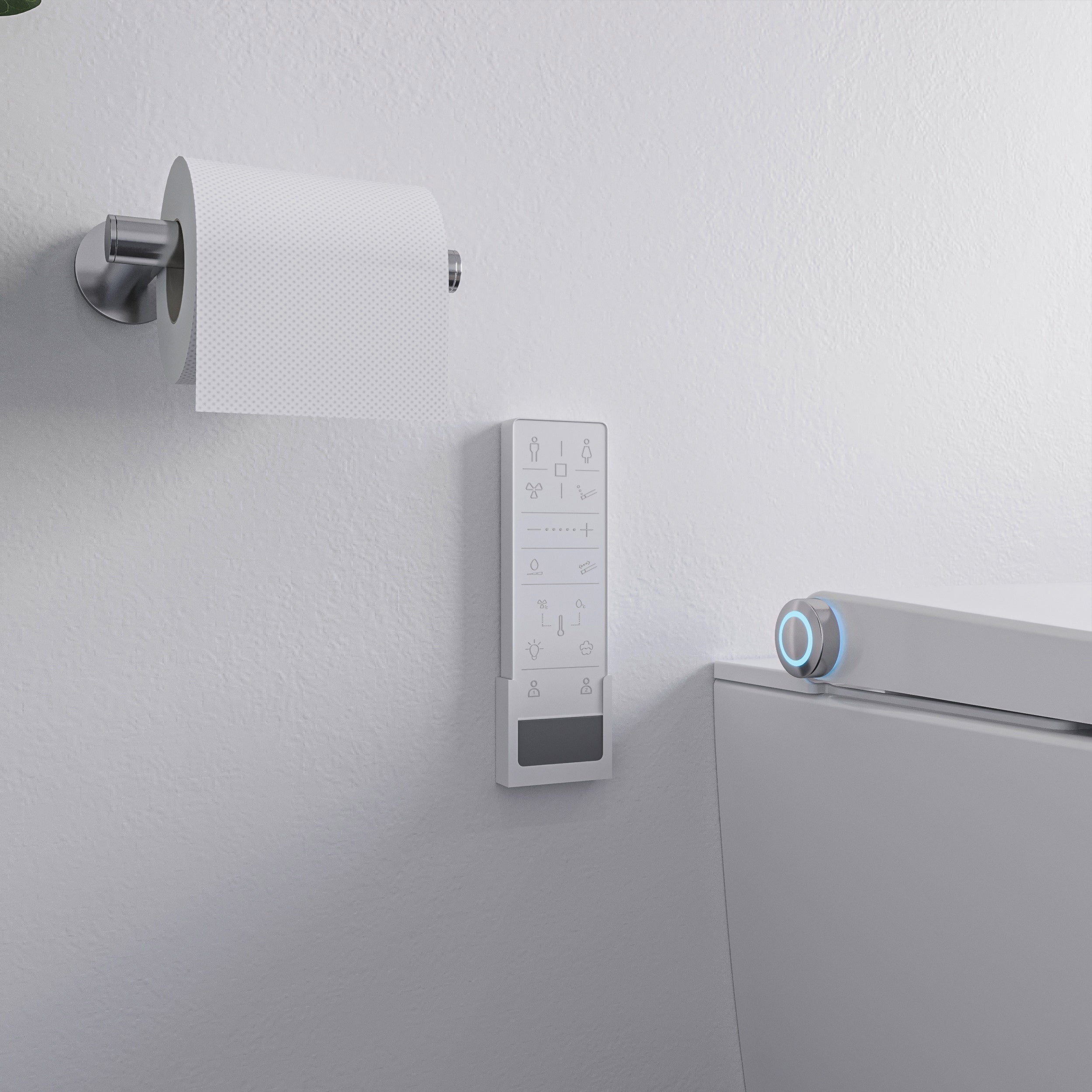 Dusch-WC komplettset PRO+1104 med Geberit Duofix installationsväggselement
