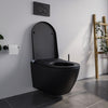 PREMIUM 1102 svart matt duschtoalett