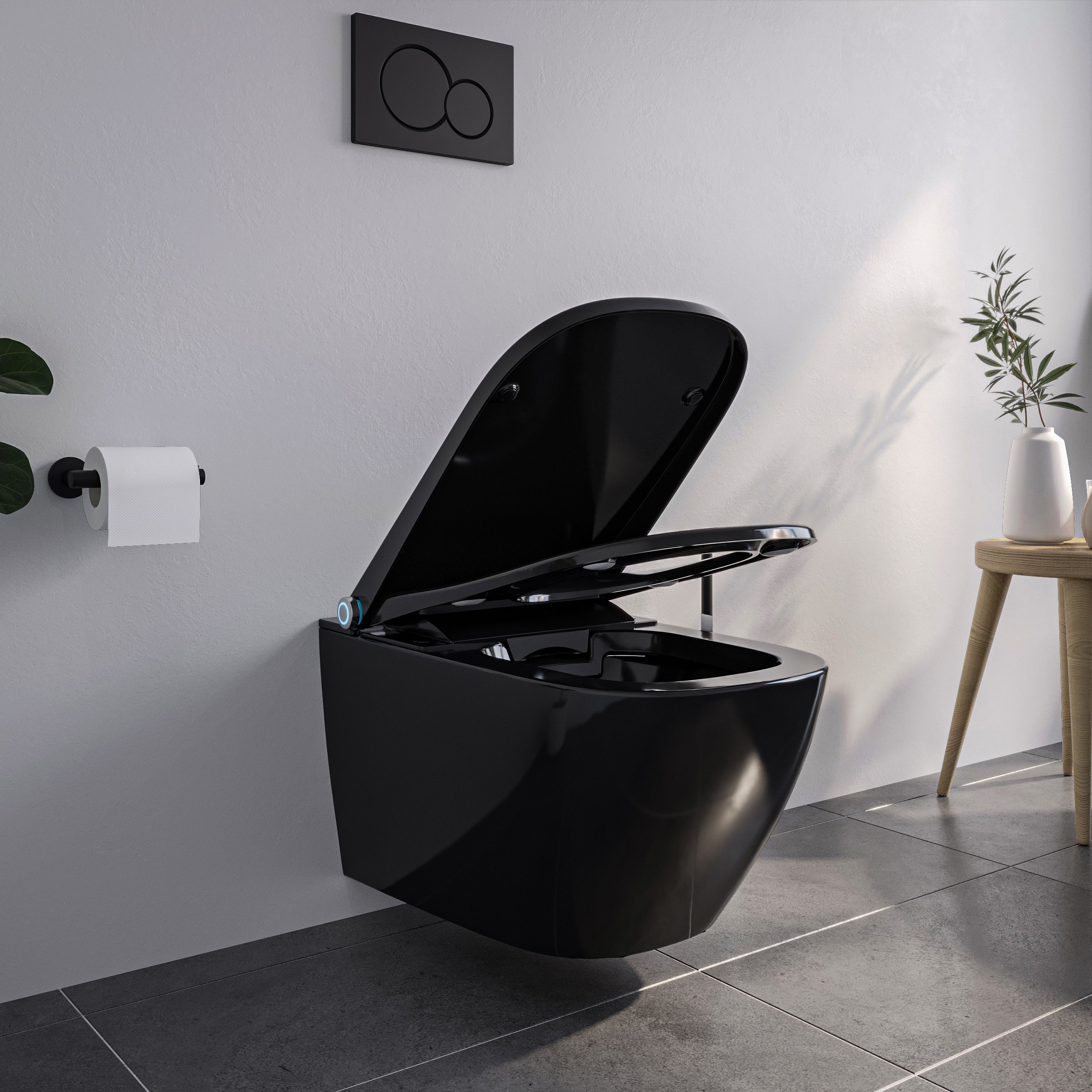 Dusch-WC komplettset PRO+1104 med Geberit Duofix förväggselement