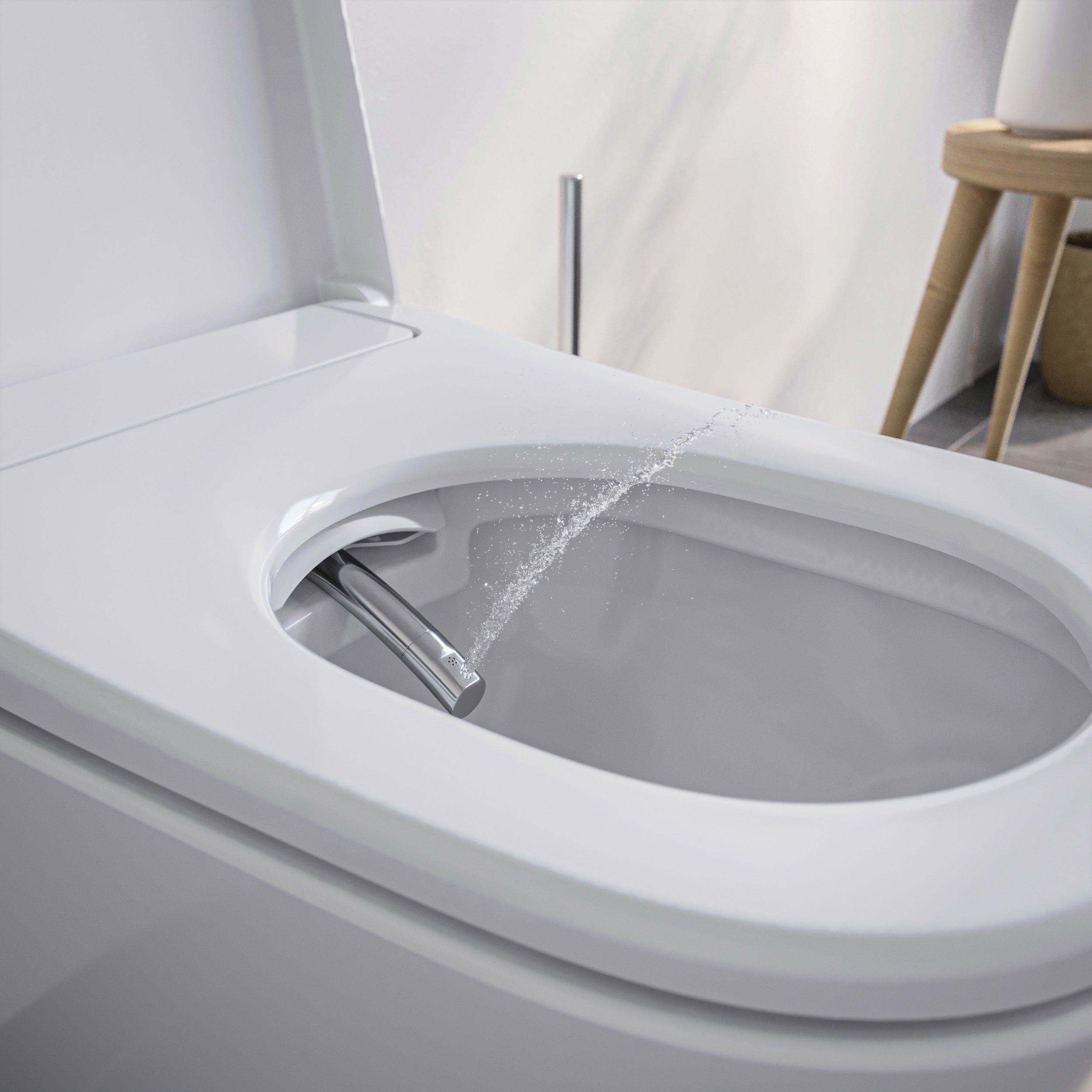Dusch-WC komplettset PRO+1104 med Geberit Duofix installationsväggselement