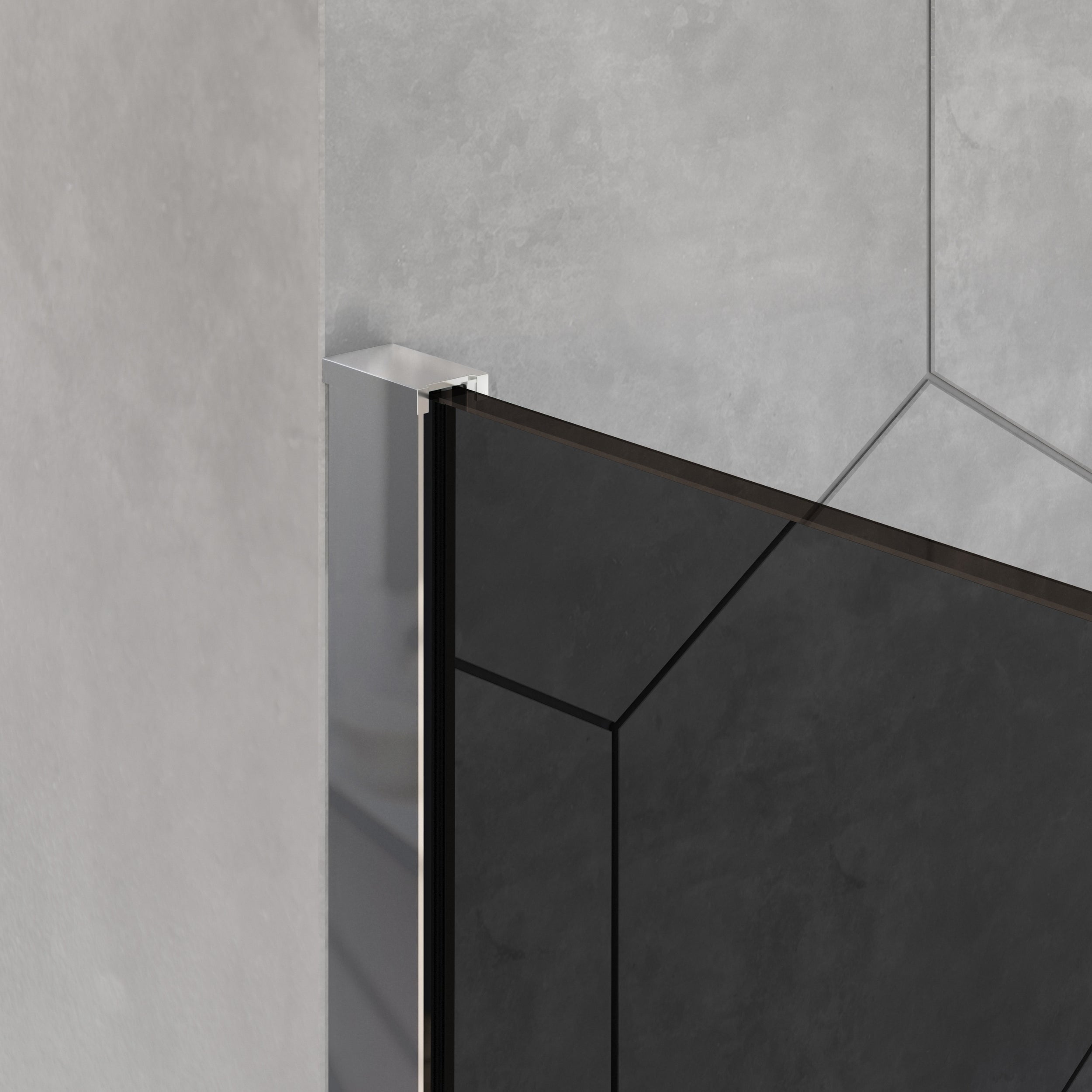 Duschvägg Walk-In Nano real glass EX101