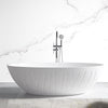 Fristående designbadkar LEO Mineral Cast