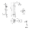 Duschpelare Termostat 4011 PRO