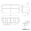 Tvättställsskåp LAVOA 160 cm
