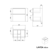 Tvättställsskåp LAVOA 60 cm