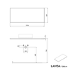 Badmöbel Unterschrank LAVOA 120 cm