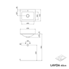 Tvättställsskåp LAVOA 60 cm
