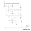 Tvättställsskåp LAVOA 80 cm