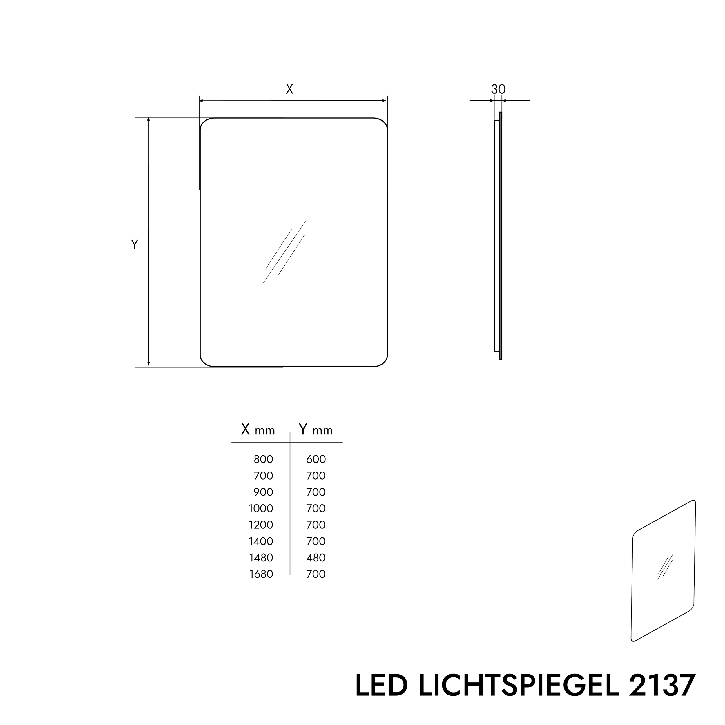 LED-ljusspegel 2137