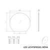 LED-ljusspegel BOVA 2.0