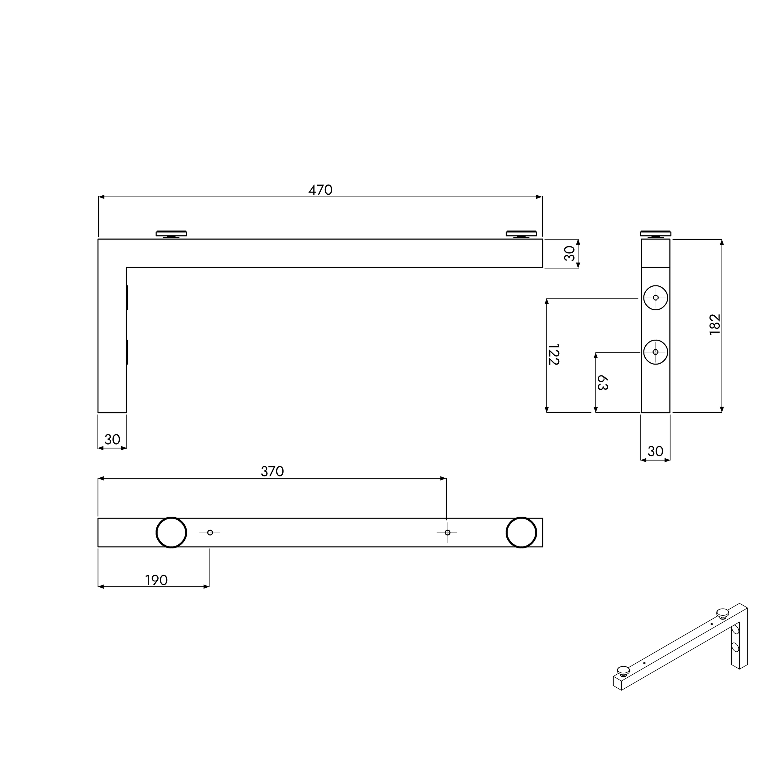 Badrumsmöbler JUVIA Compact 100 cm till 160 cm