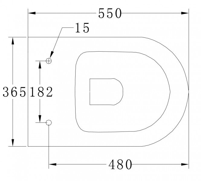 WC komplett paket 33: WC B-8030R Svart