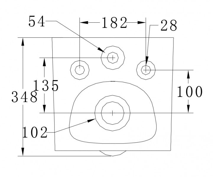 WC komplett paket 33: WC B-8030R Svart