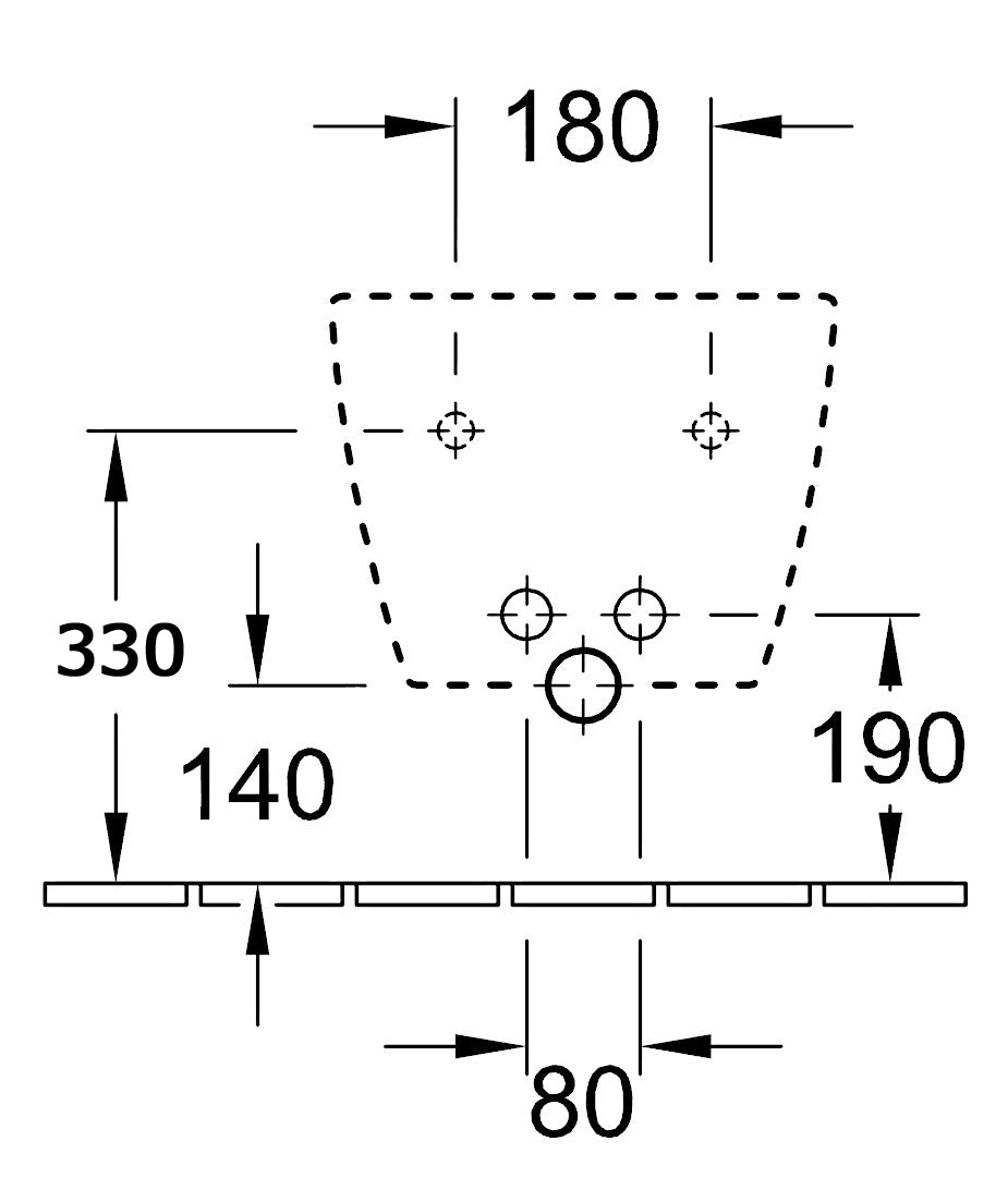 Vägg-hängande bidé BH101