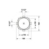 Duravit Tulum concealed shower mixer 
