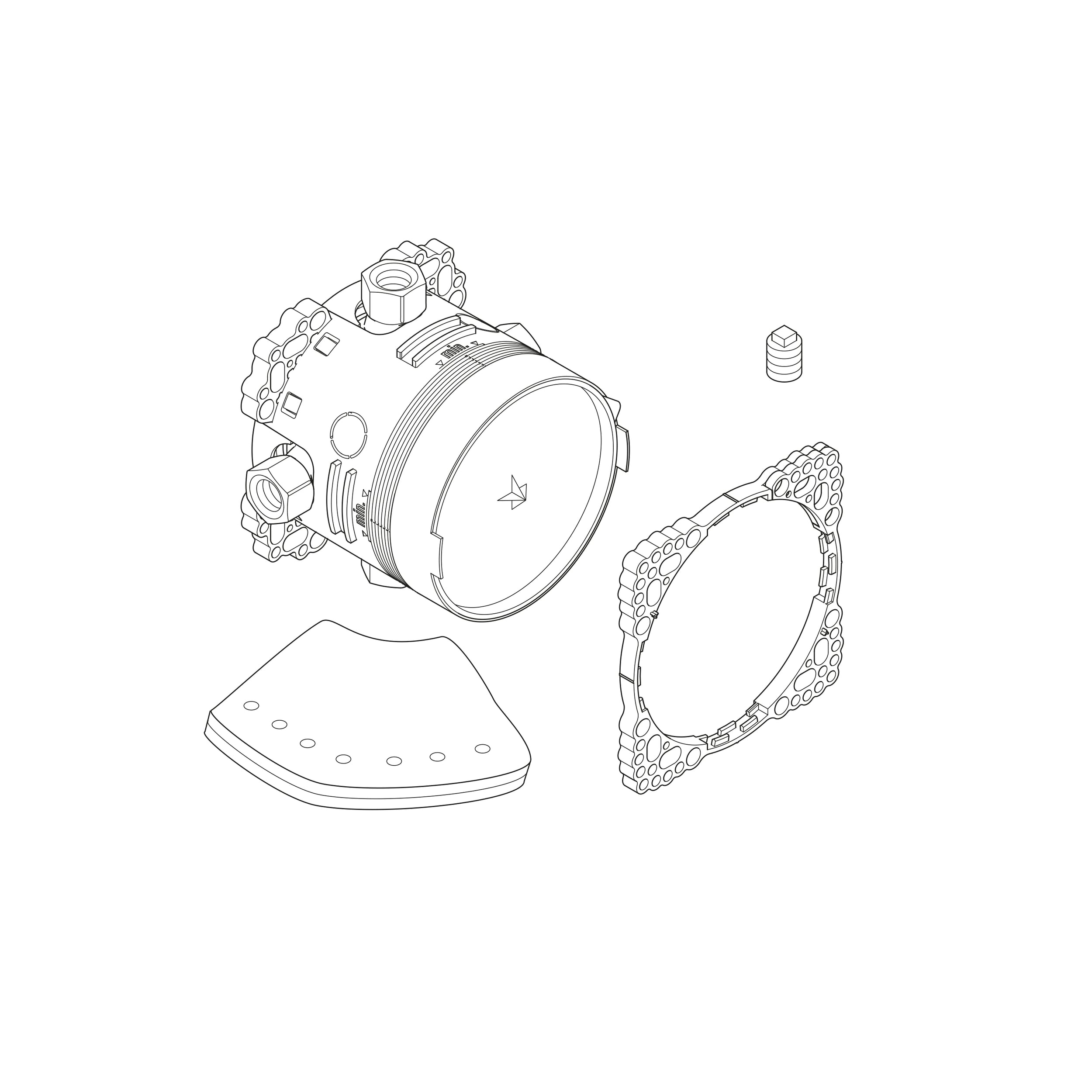 Duravit Tulum concealed shower mixer 