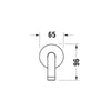 Duravit Tulum concealed shower mixer 