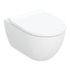 Geberit Acanto vägghängd WC utan spolkant med WC-sits