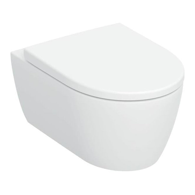 Geberit iCon vägghängd WC utan spolkant med WC-sits