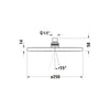 Duravit Tulum concealed shower mixer 