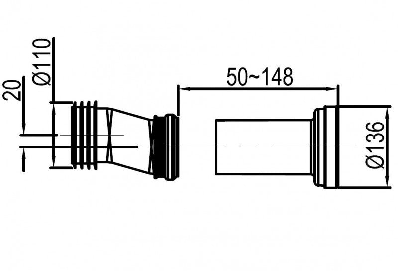 Komplett WC-paket 36: DUSCH-WC Basic 1102